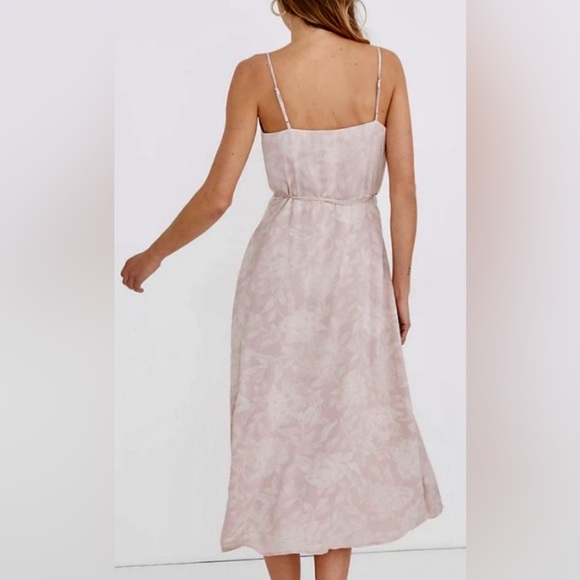 Madewell Crepe Cami Wrap Dress - Picture 2 of 12